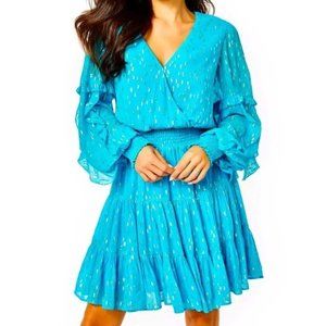 NWT Lilly Pulitzer Heline Ruffle Dress Size 10